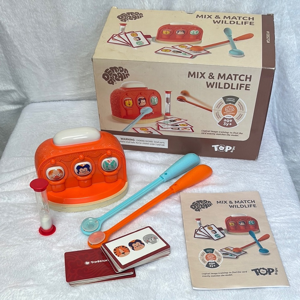 GUC Mix & Match Wildlife Game from Top Bright. Complete. Logical Image Training